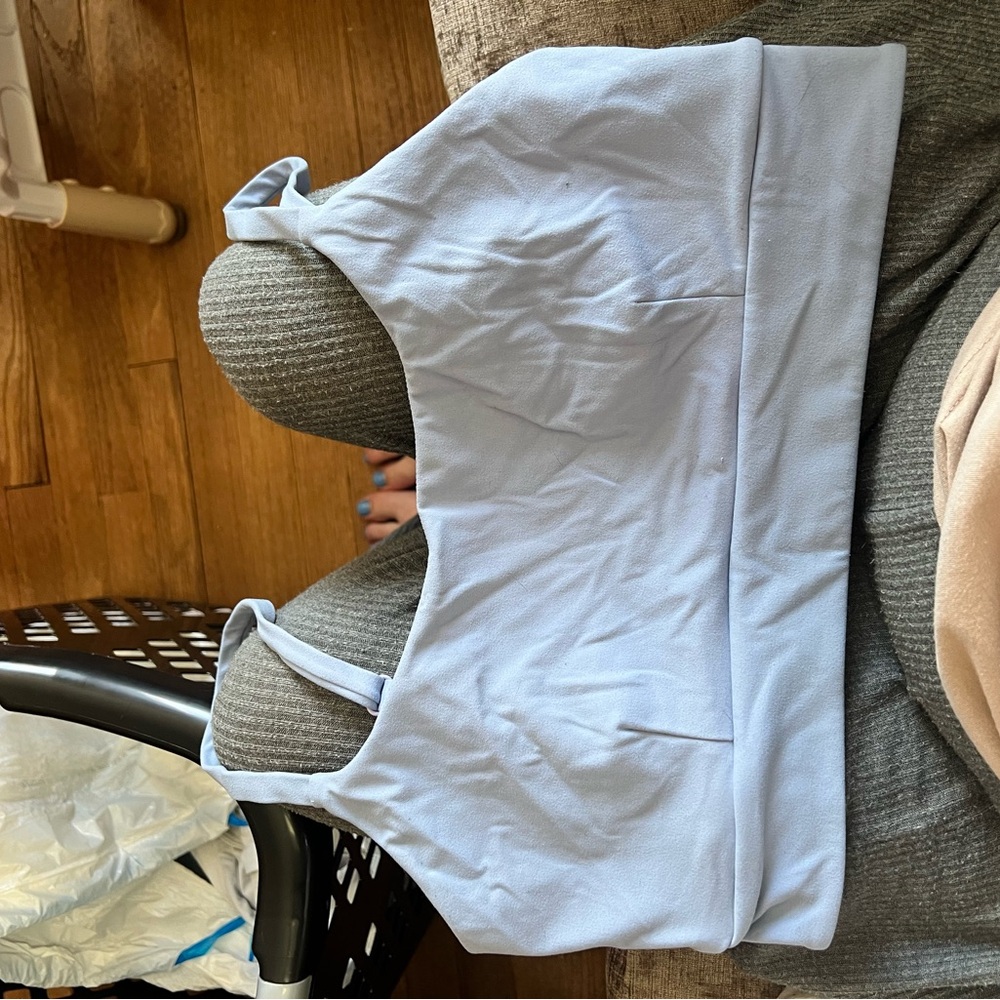 Balance athletica (now vitality) baby blue sports bra no padding